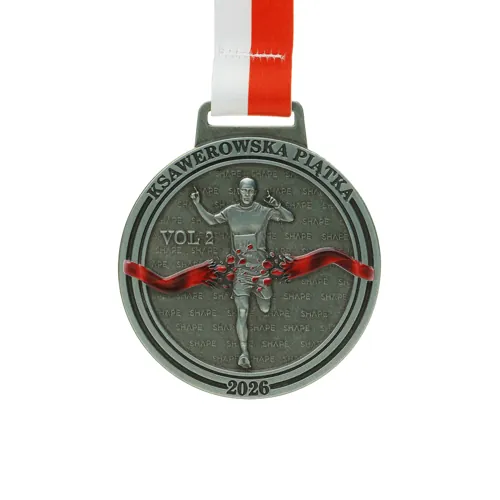 Medal 3D ze stopu cynkowo-aluminiowego — trofeum dla zwycięzcy zawodów