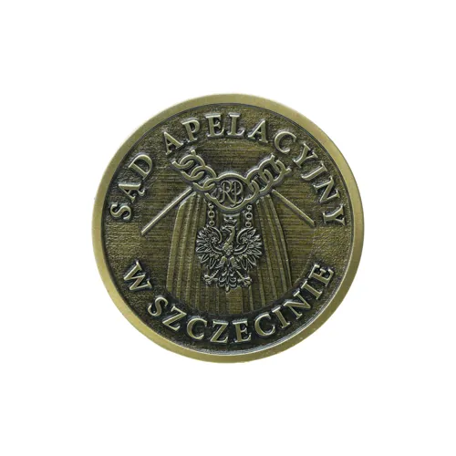 Coin metalowy z grawerem — upominek dla pracowników i partnerów biznesowych