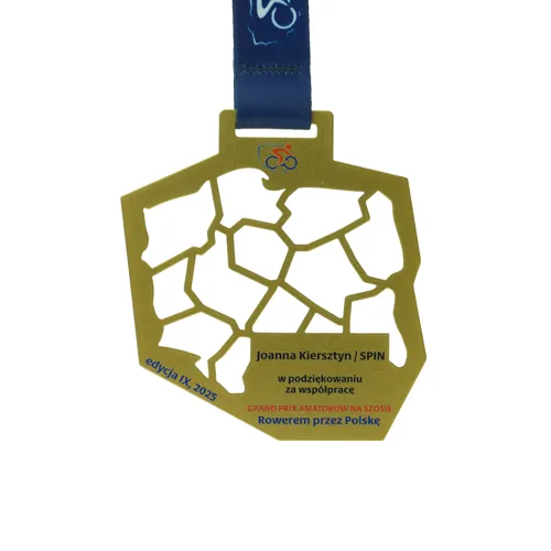 Medal stalowy pamiątkowy — indywidualny projekt z datą i nazwą wydarzenia
