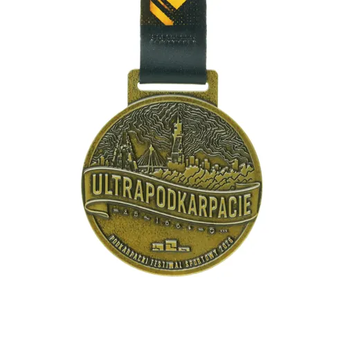 Medal sportowy odlewany na zamówienie — nagroda dla biegaczy i maratończyków