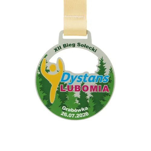 Medal stalowy wycinany laserowo — nowoczesna nagroda sportowa na zamówienie