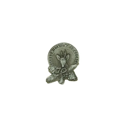 Pins metalowy ze stopu ZNAL z galwanizacją — odznaka na zamówienie