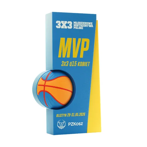 Statuetka trójwymiarowa na zamówienie — trofeum z galwanizacją złotą