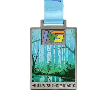 Medal 3D odlewany z nadrukiem UV — kolekcjonerska nagroda sportowa na zamówienie